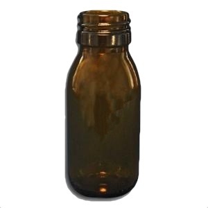 60 ml lasipullo | amber | 28mm